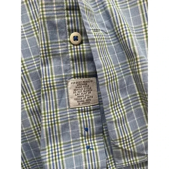 Peter Millar L/S Button Down Shirt Men’s Sz XL Multicolor Plaid 100% Cotton - Picture 5 of 7